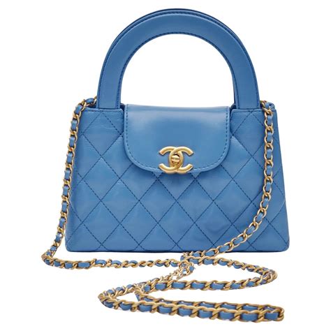 chanel kelly bag blue